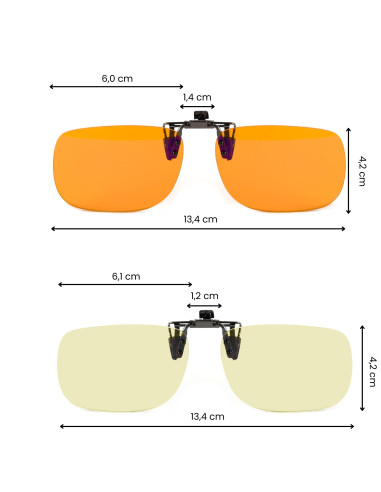 Nakładki na Okulary Zestaw