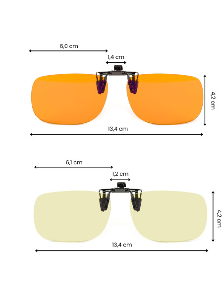 Nakładki na Okulary Zestaw