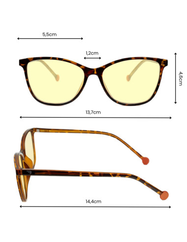 Okulary Style Cat Zestaw