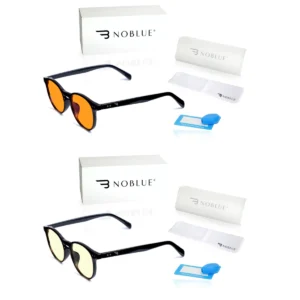 Okulary blokujące niebieskie światło Noblue Zestaw Elegant