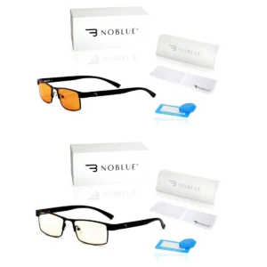 Okulary blokujące niebieskie światło Noblue Zestaw Doctor
