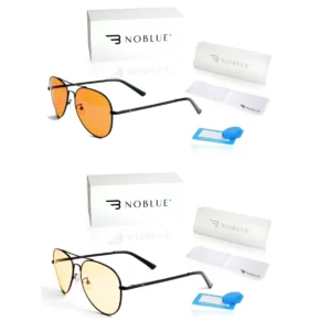 Okulary blokujące niebieskie światło Noblue Zestaw Cobra