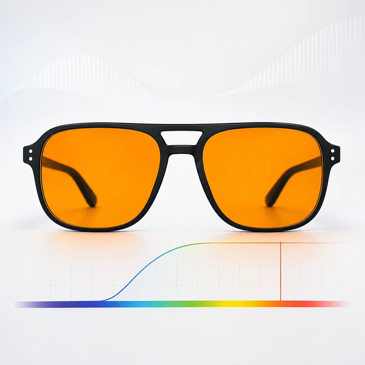 Raport badania okularów wieczornych NoBlue Orange