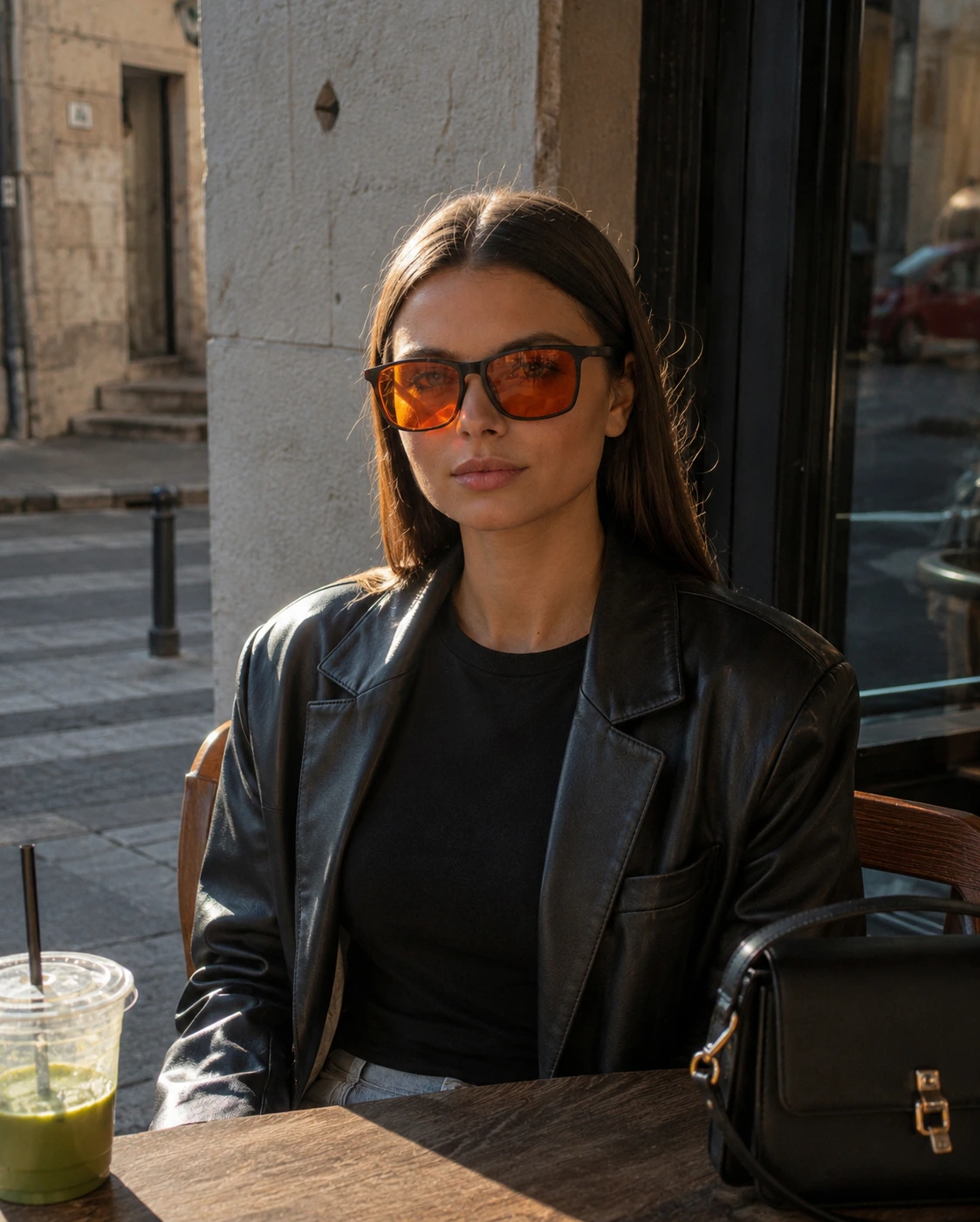 Okulary NoBlue w stylizacji miejskiej