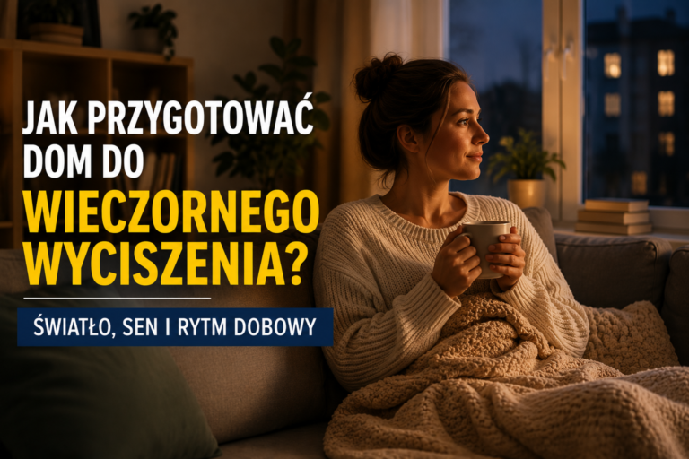 Jak przygotować dom do wieczornego wyciszenia? Kompletny przewodnik po świetle, ekranach i rytmie dobowym