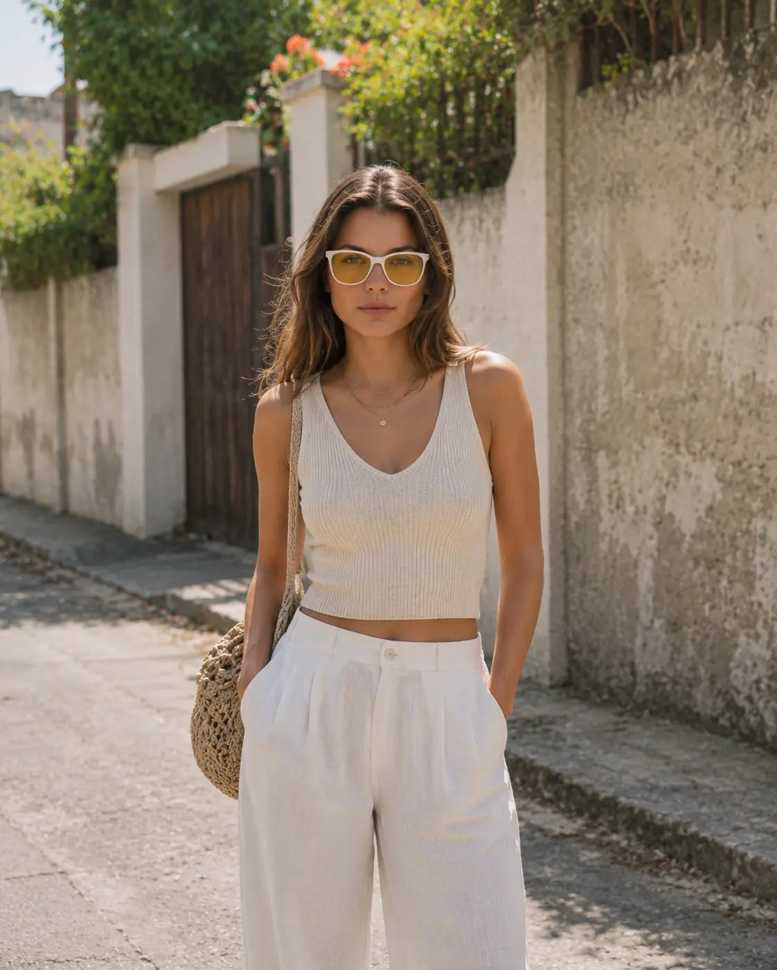 Okulary NoBlue na modelce